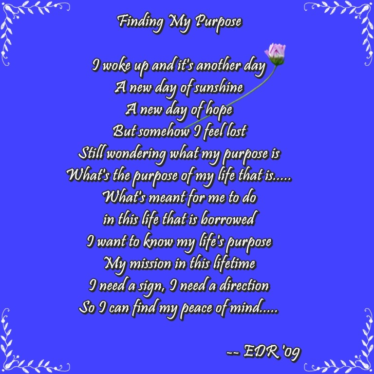Finding My Purpose