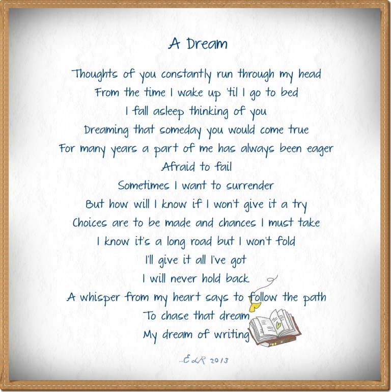 Inspired by my love of writing :)