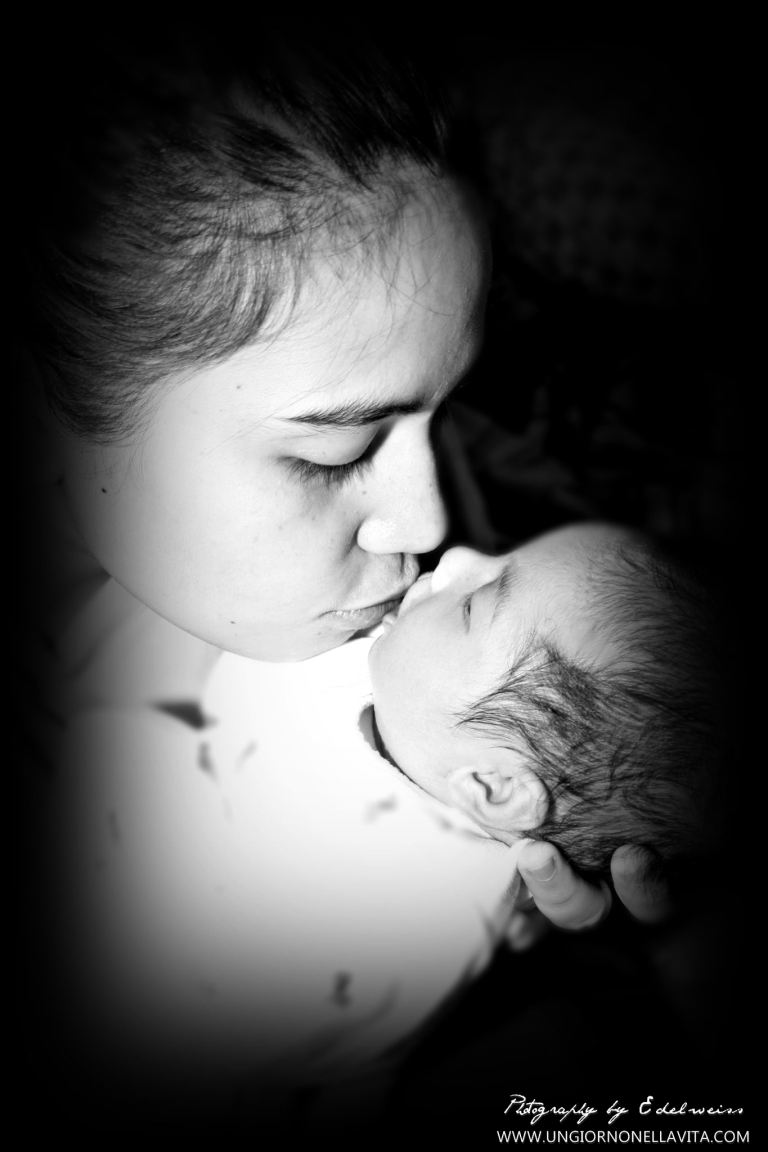 This is my sister-in-law and her first born who is my goddaughter. :)