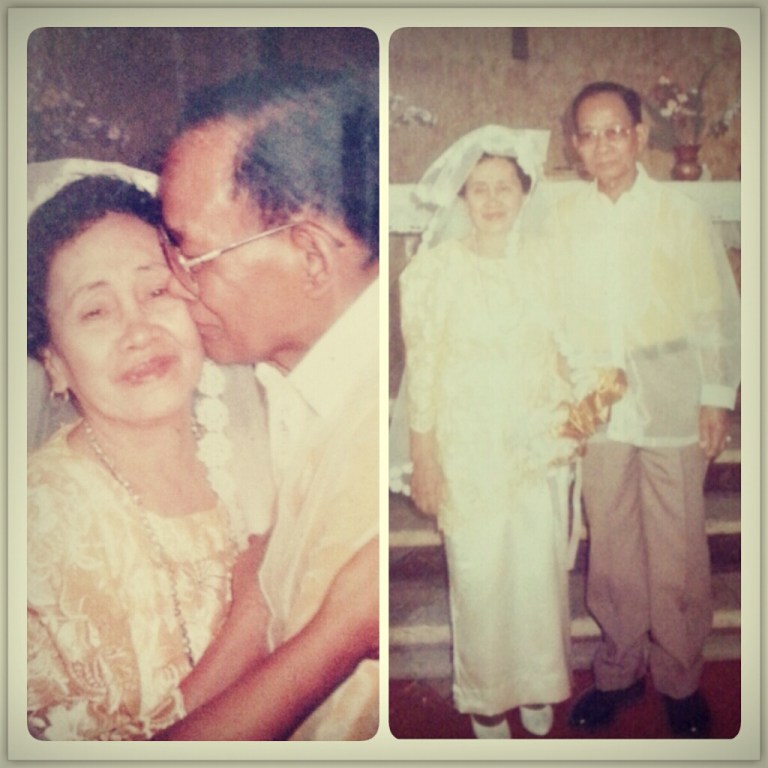 My grandparents when they renewed their vows on their 50th wedding anniversary.